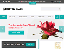 Tablet Screenshot of destinyimage.com